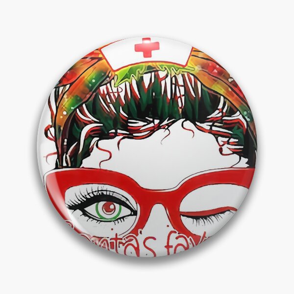 Item preview, Santa's Favorite Nurse Christmas Nurse Messy Bun Hair  designed and sold by SethFrancis37.