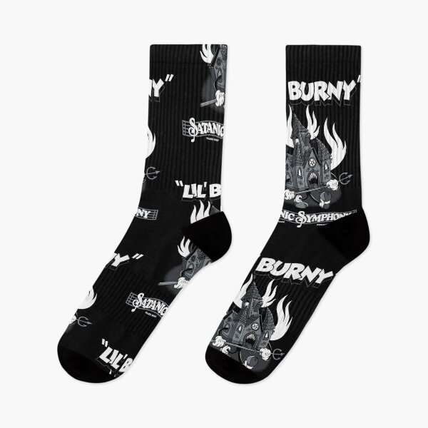 Item preview, Lil Burny - Satanic Symphonies - Vintage Cartoon Burning Church - Rubber Hose designed and sold by Nemons.