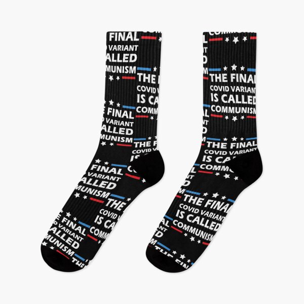 Aperçu de l'œuvre La dernière variante de Covid s'appelle le communisme Funny Political créée et vendue par Mfk Clothes.