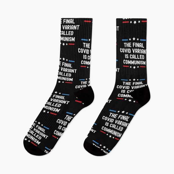 Aperçu de l'œuvre La dernière variante de Covid s'appelle le communisme Funny Political créée et vendue par Mfk Clothes.