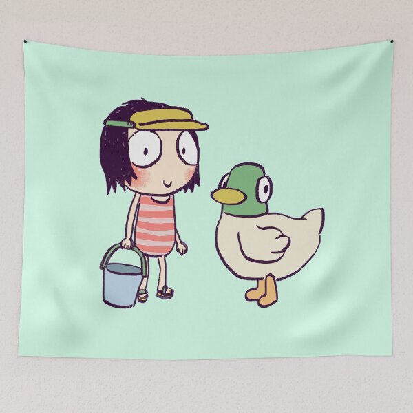 Item preview, I draw summer sarah and duck from beach break / sarah and duck  designed and sold by RansRoom.