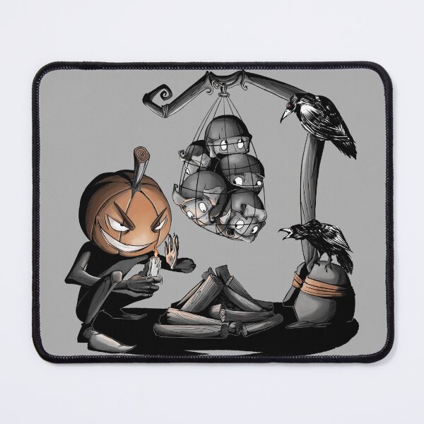 Item preview, Pumpkin head lights a fire to roast chestnuts in a trap designed and sold by StasCherkezov.