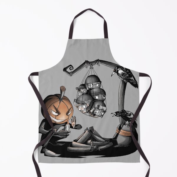 Item preview, Pumpkin head lights a fire to roast chestnuts in a trap designed and sold by StasCherkezov.