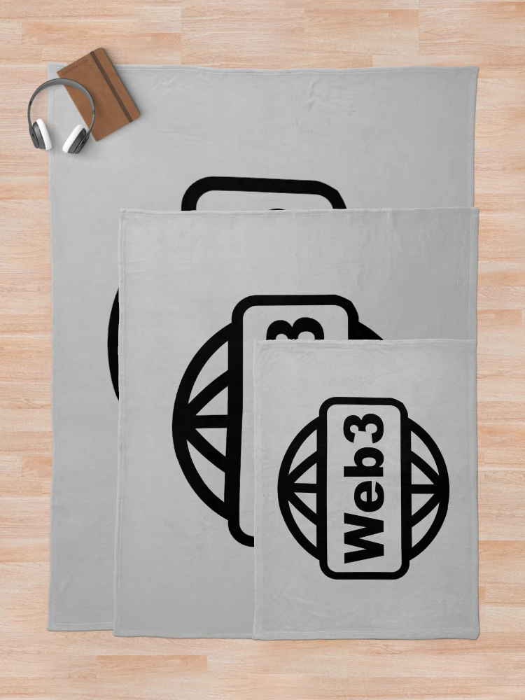 Thumbnail 5 of 6, Throw Blanket, Web3 Globe, Blockchain Developer, Cryptocurrency, Software Engineer, Computer Science, Fullstack Developer, Programming Humor designed and sold by Max-Wear.