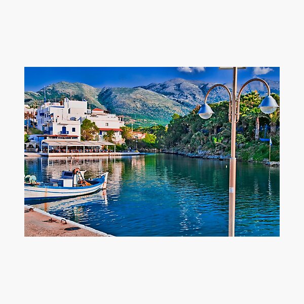 SISSI HARBOUR, CRETE..! Photographic Print