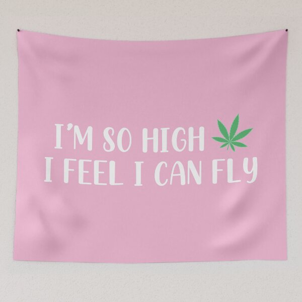 Item preview, I'm So High, I Feel I Can Fly (Pink BG) designed and sold by FilipeFerreira.
