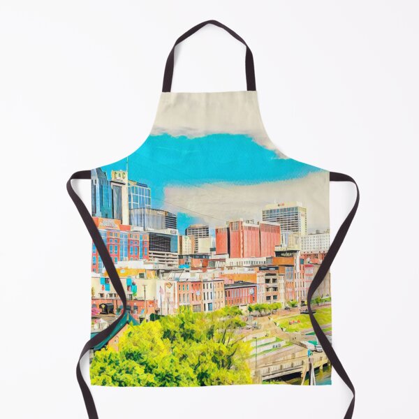Artikelvorschau, Skyline von Nashville entworfen und verkauft von Sofia-Draws.