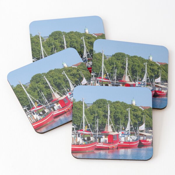 Item preview, Fishing boats, Alter Strom, Warnemünde, Rostock, Mecklenburg-Western Pomerania designed and sold by Torsten  Krüger.