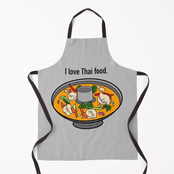 Item preview, I love Thai food, Thai famous dish, Tom Yum Kung, Thai dish, Spicy soup of Thailand designed and sold by SawineeArtwork.