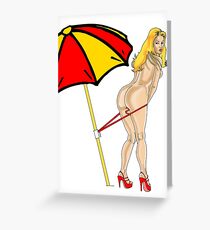 Sunburn Greeting Card