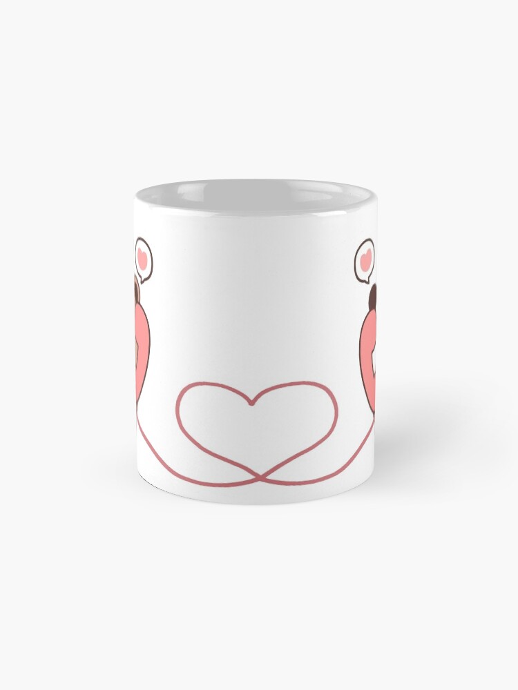 Thumbnail 4 of 6, Coffee Mug, Panda And Brownie Bear Couple designed and sold by mocha cat.