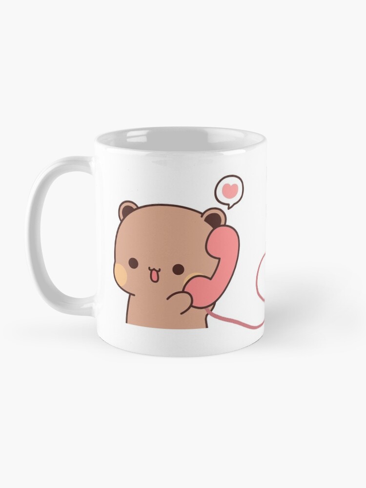 Thumbnail 3 of 6, Coffee Mug, Panda And Brownie Bear Couple designed and sold by mocha cat.