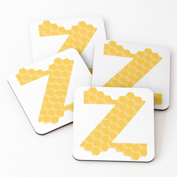 Item preview, HoneyBee Designed Letter Z designed and sold by LitterArt.
