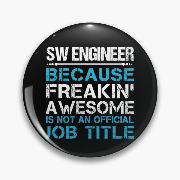 Item preview, Sw Engineer T Shirt - Freaking Awesome Job Gift Item Tee designed and sold by oetate4774.