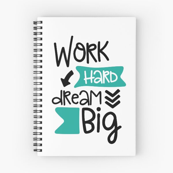 Item preview, Work Hard Dream Big designed and sold by Mushrankhan.