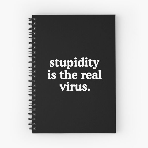 Item preview, Stupidity Is The Real Virus designed and sold by allysmar.