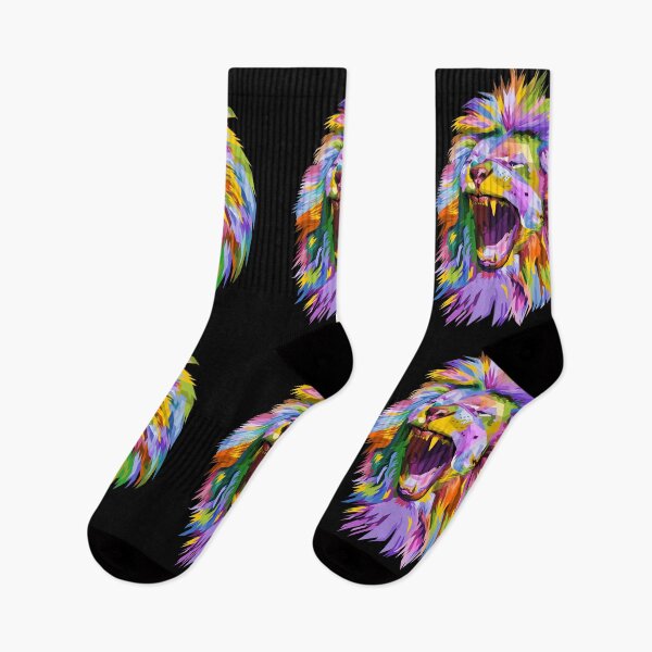 Item preview, roar lion face portrait designed and sold by Hartics.