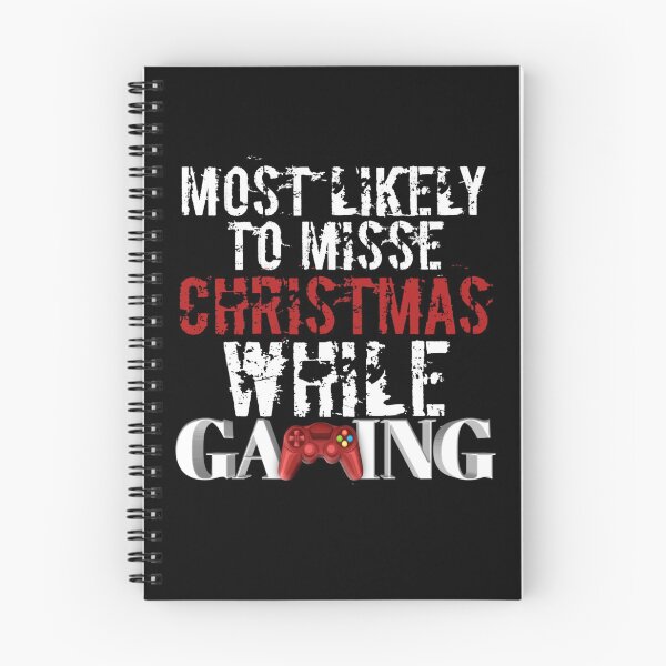 Item preview, Most Likely To Miss Christmas While Gaming designed and sold by StoreRahhal.