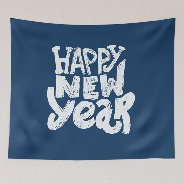 Item preview, Happy New Year Minimalistic Style Text designed and sold by LamaraK.