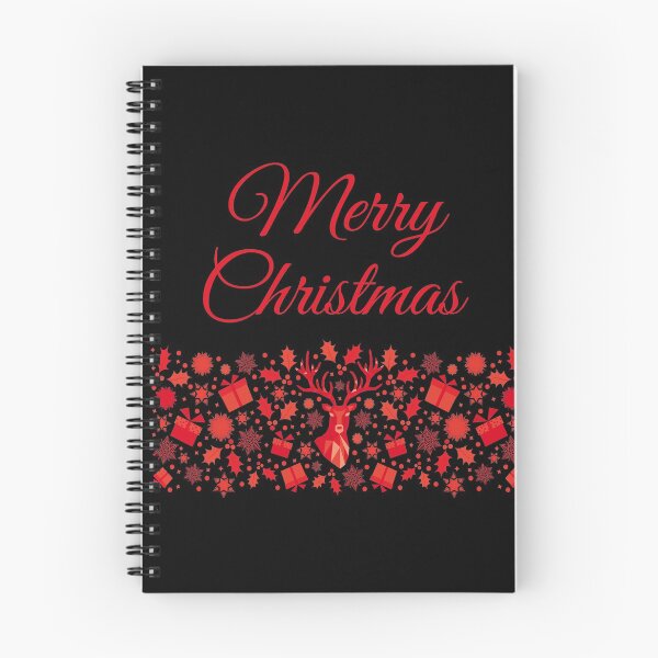 Item preview, Happy Christmas Card - Red Reindeer Abstract Triangels Presents Holy Snowflakes Stars designed and sold by NoMatterLab.