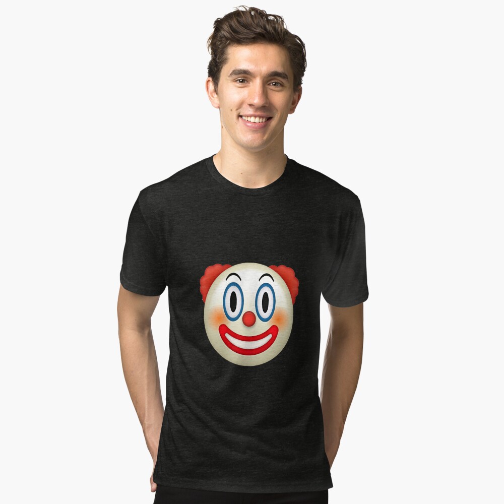 Clown Smiley - T Shirt Roblox Musculos Emoji,Clown Emoticon - free  transparent emoji 