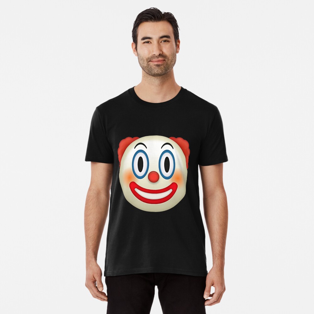 Clown Smiley - T Shirt Roblox Musculos Emoji,Clown Emoticon - free  transparent emoji 