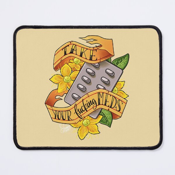 Item preview, Take Your Fing Meds designed and sold by Stivaktis Art.