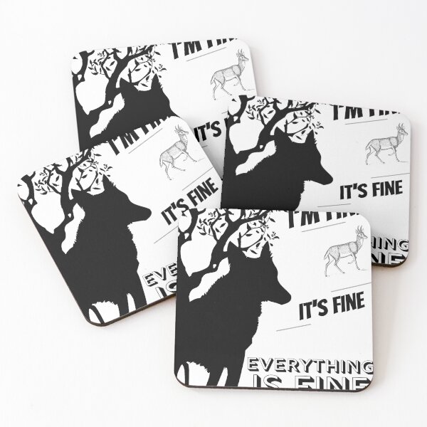 Item preview, Im Fine Everything Is Fine Christmas designed and sold by reka88.