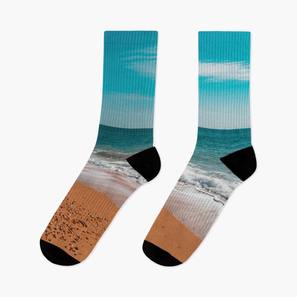 Item preview, Ocean Beach in Teal and Orange designed and sold by Georgia Mizuleva.
