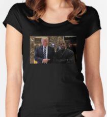 Trump & Kanye Women's Fitted Scoop T-Shirt