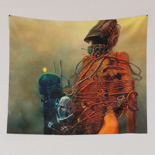 Item preview, Untitled (Automatons) by Zdzislaw Beksinski designed and sold by ReimagineStore.