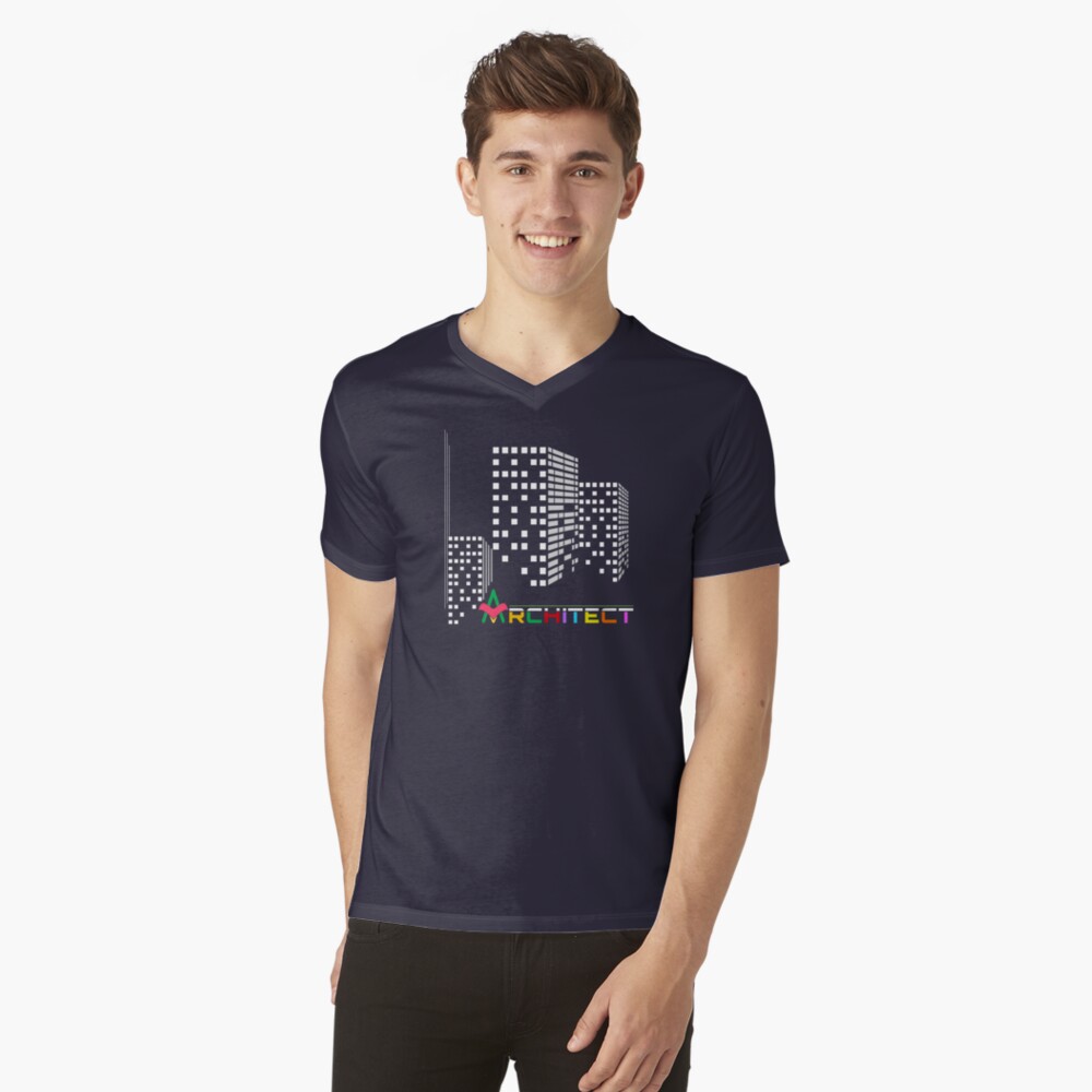 Item preview, V-Neck T-Shirt designed and sold by VkScript.