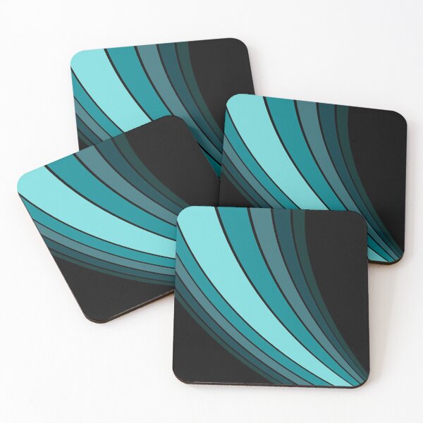 Item preview, Stripes abstract light blue art  designed and sold by Tshirtstory.