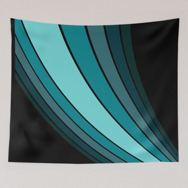 Item preview, Stripes abstract light blue art  designed and sold by Tshirtstory.