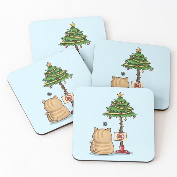 Item preview, Funny Cat Christmas Tree designed and sold by Takeda-art.