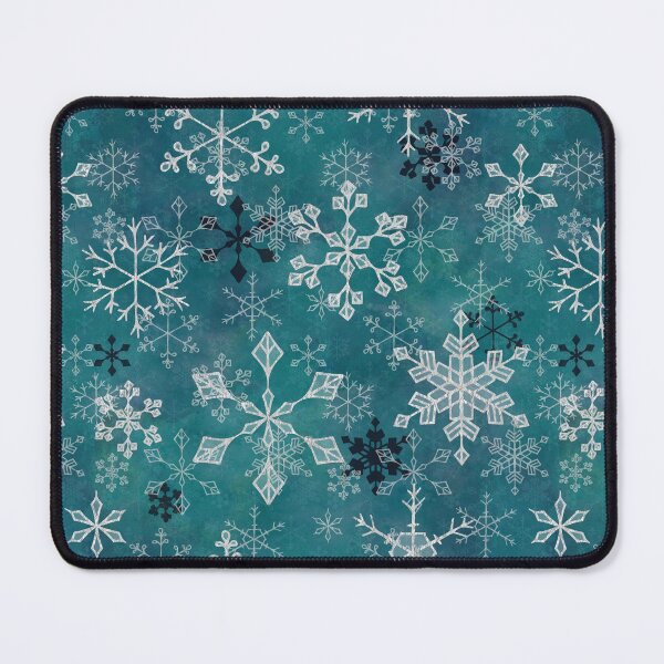 Item preview, Snowflake Crystals in Teal designed and sold by adenaJ.