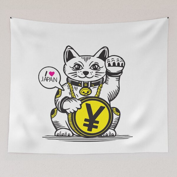 Item preview, LUCKY Maneki Neko I LOVE JAPAN designed and sold by Emil1993.