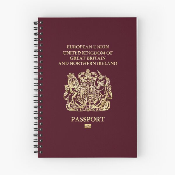 Item preview, United Kingdom Pre-Brexit Vintage Passport designed and sold by Lidra Zehcnas.