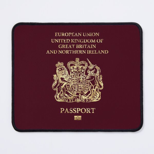 Item preview, United Kingdom Pre-Brexit Vintage Passport designed and sold by Lidra Zehcnas.