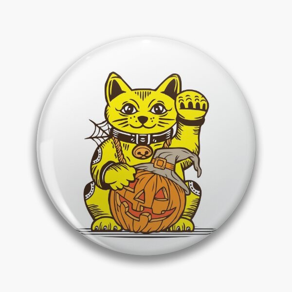 Item preview, LUCKY Maneki Neko I LOVE HALLOWEEN designed and sold by Emil1993.