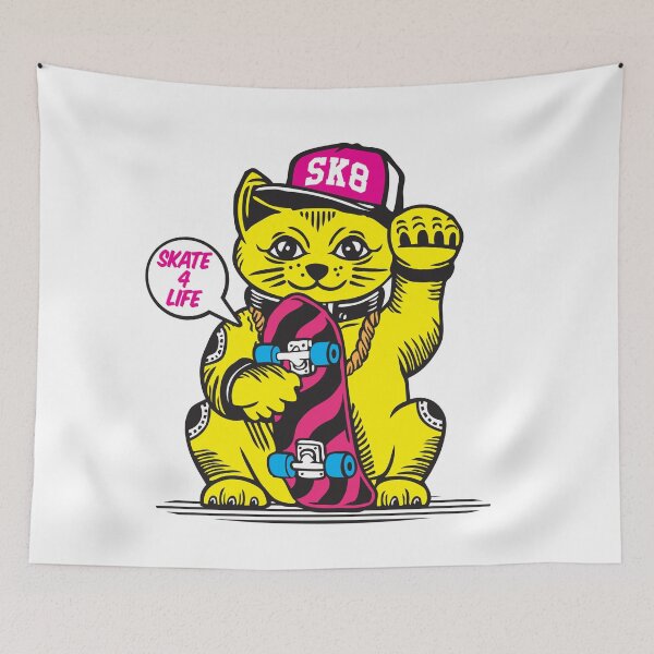 Item preview, LUCKY Maneki Neko SKATE 4 LIFE designed and sold by Emil1993.
