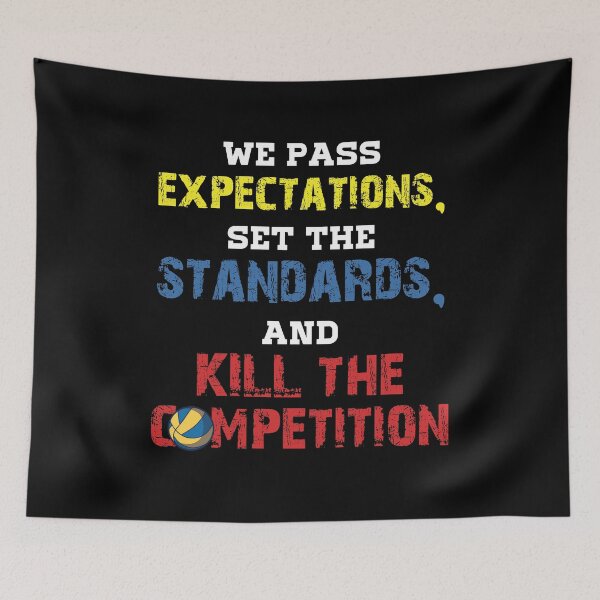 Item preview, We pass Expectations Volleyball Player and Volleyball Lover  designed and sold by Rzelemenz.