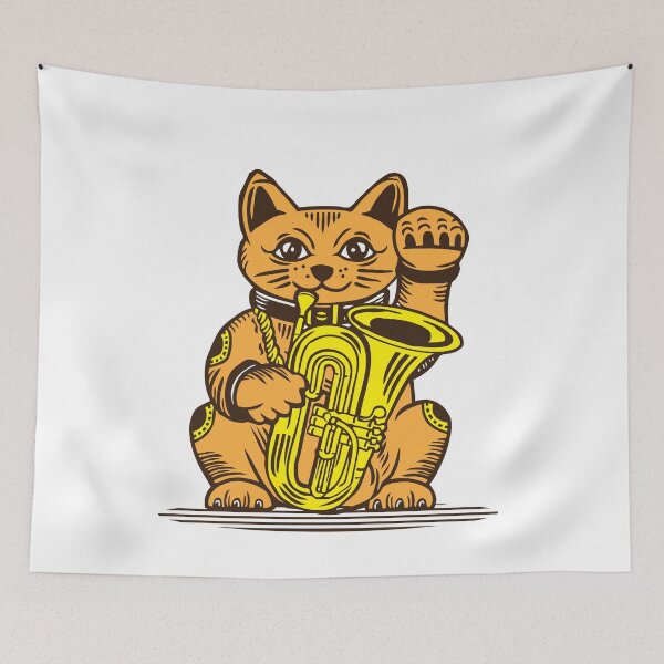 Item preview, LUCKY Maneki Neko I PLAY VINTAGE MUSIC designed and sold by Emil1993.