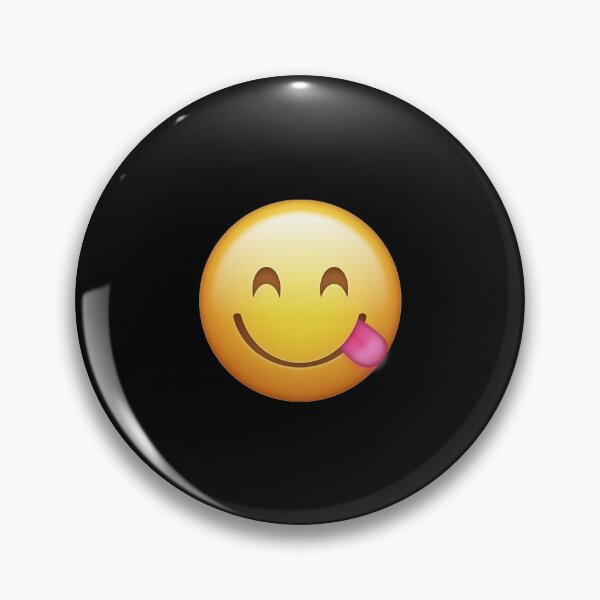 Item preview, Smiley Tongue Face Emoji Funny Mask Halloween Costume designed and sold by Nabells.