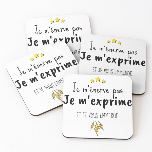 Aperçu de l'œuvre Je m'énerva pas je m'exprime créée et vendue par catoo666.