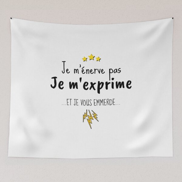 Aperçu de l'œuvre Je m'énerva pas je m'exprime créée et vendue par catoo666.