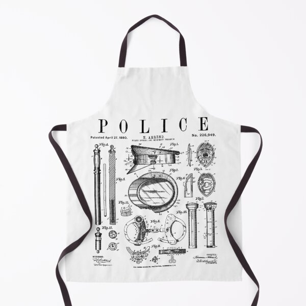 Item preview, Police Officer Law Enforcement Cop Vintage Patent Print designed and sold by GrandeDuc.