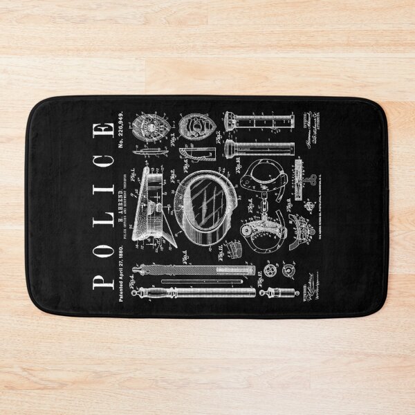 Item preview, Police Officer Law Enforcement Cop Vintage Patent Print designed and sold by GrandeDuc.