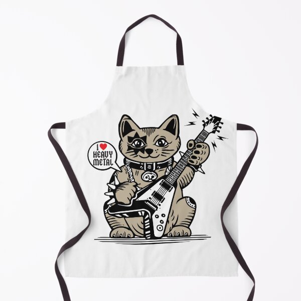Item preview, LUCKY Maneki Neko I LOVE HEAVY METAL designed and sold by Emil1993.