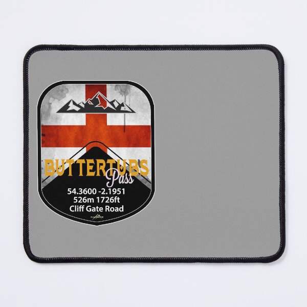 Item preview, Buttertubs Pass England Yorkshire Sticker T-Shirt Car Bike 01 designed and sold by OuterShellUK.